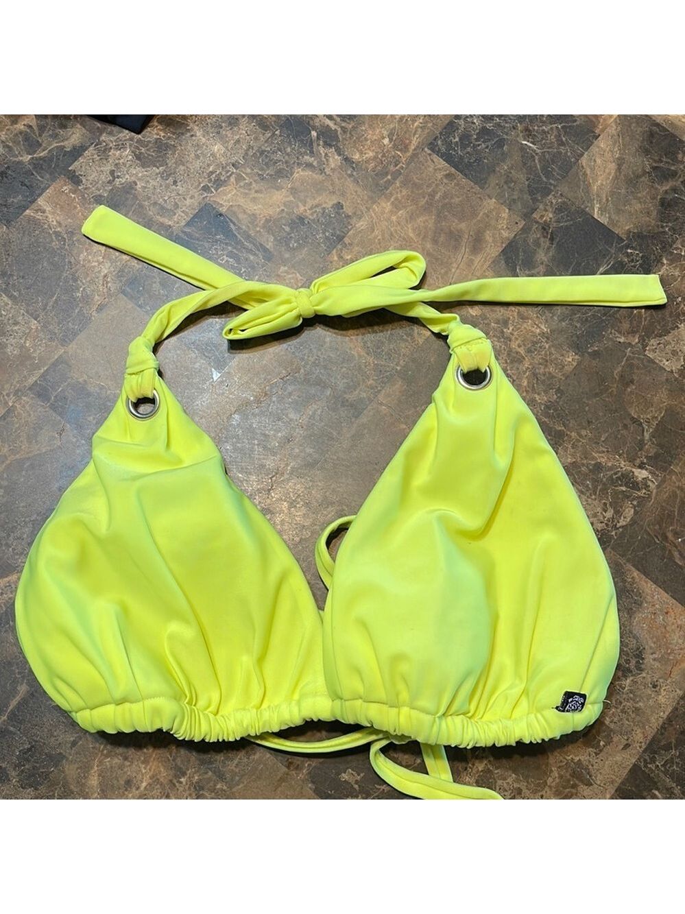 La Vie en Rose aqua Bikini Top Size L🥰